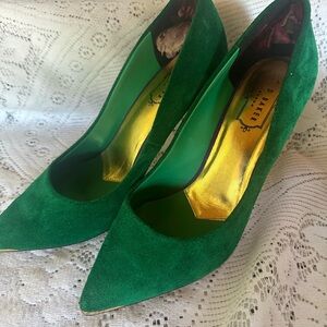 Ted Baker Green Stiletto Heels